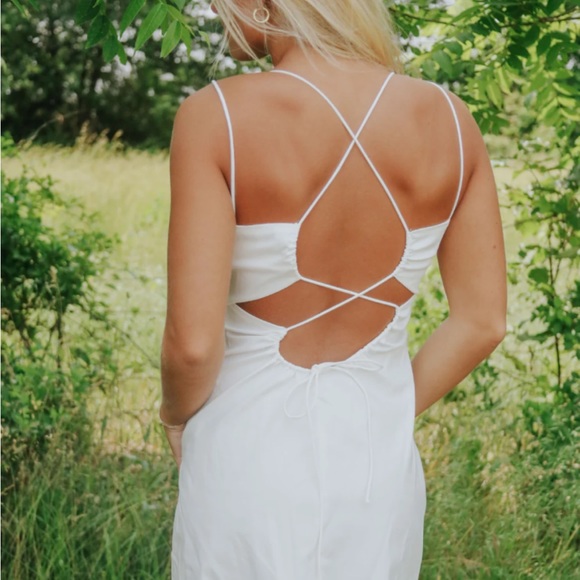 Pretty Garbage Ruched Poplin Mini Dress Red - Picture 10 of 16